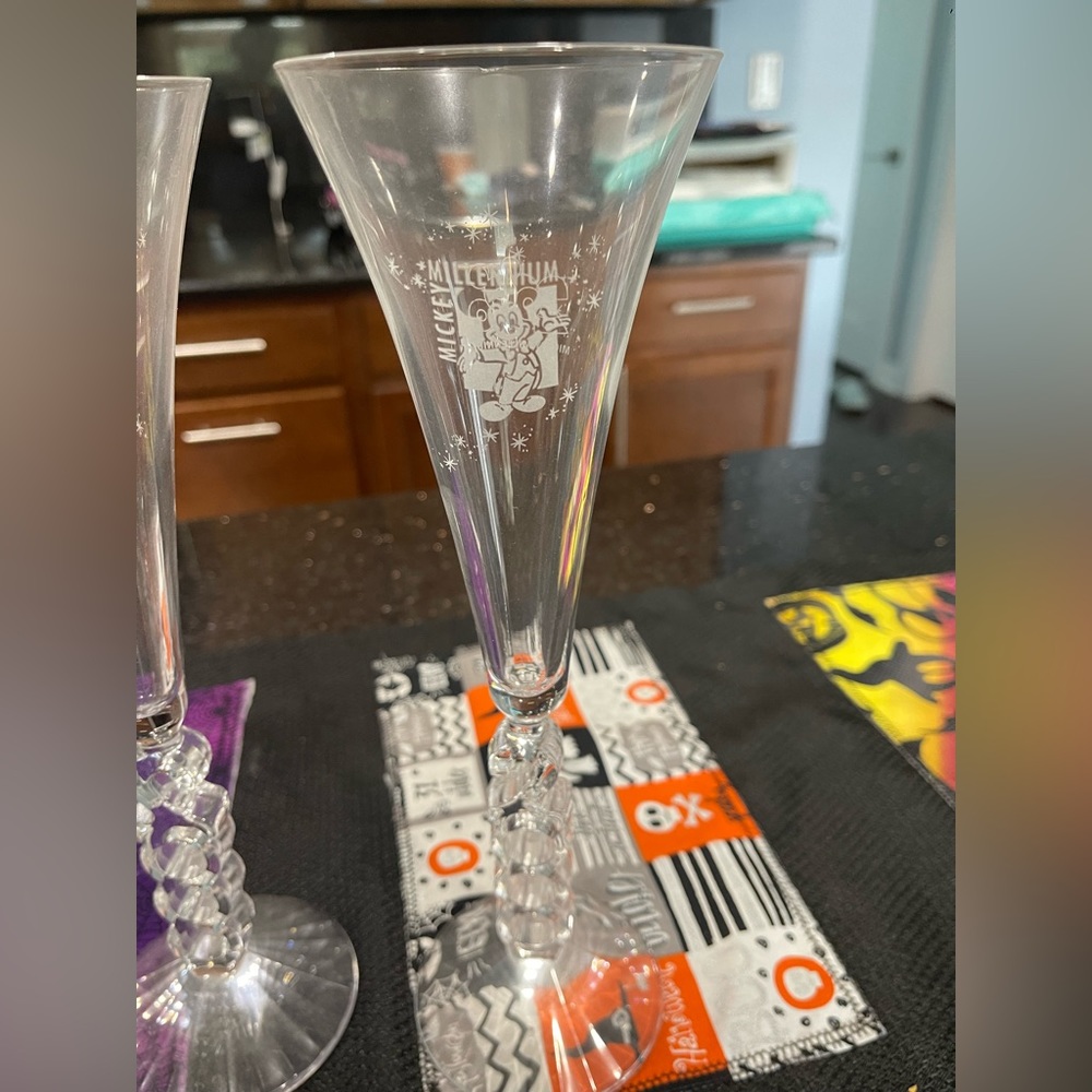 Disney Champagne Glasses